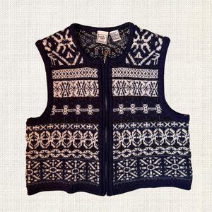 vintage sweater vest